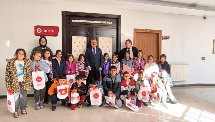 Miniklerden Müftülüğe ziyaret…