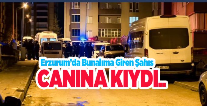 Bunalıma giren şahıs canına kıydı…