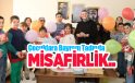 Çocuklara bayram tadında misafirlik…