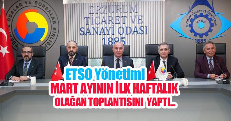 ETSO yönetimi toplandı…