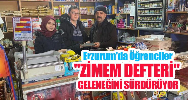Erzurum’da öğrenciler “Zimem Defteri” geleneğini sürdürüyor..