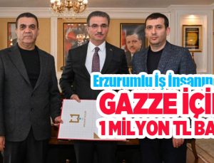 Erzurum’dan Gazze için destek girişimi…