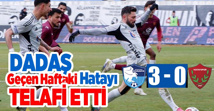 Trendyol 1. Lig: Erzurumspor FK: 3 – Hatayspor: 0