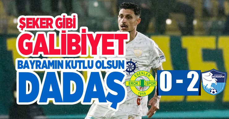 Erzurumspor FK, “6 puanlık” maçta, Esenler Erokspor’u 2-0 mağlup etti..