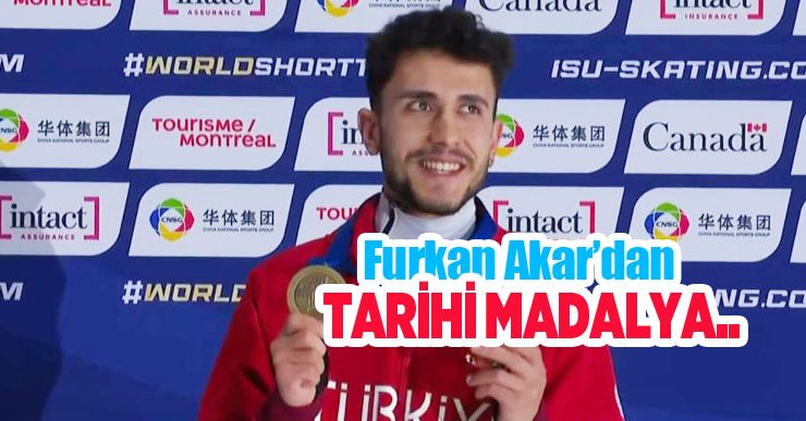 Furkan Akar’dan tarihi madalya…