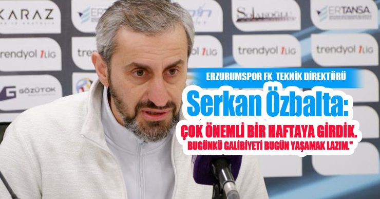 Erzurumspor FK-Manisaspor FK maçının ardından…