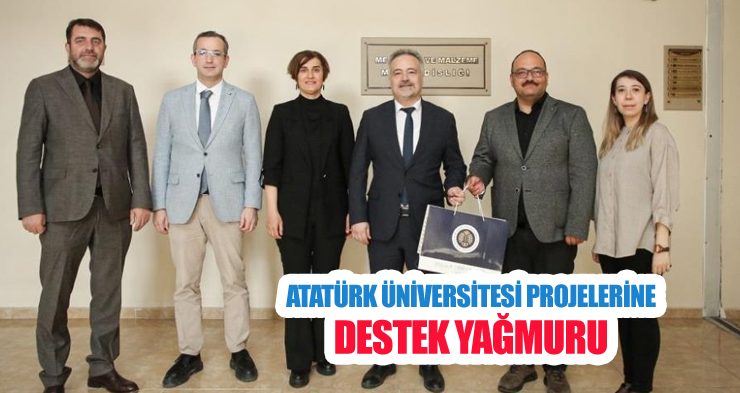Atatürk Üniversitesi projeleri, ulusal ve uluslararası desteklerle güçlenmeye devam ediyor