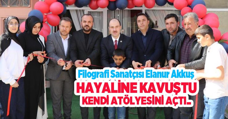 Filografi sanatçısı Elanur Akkuş hayaline kavuştu, kendi atölyesini açtı..