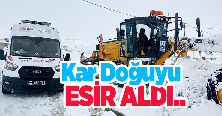 Kar doğuyu esir aldı…