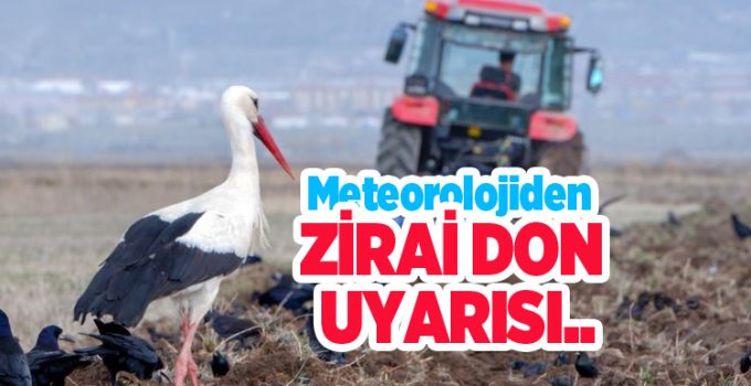 Meteorolojiden zirai don uyarısı…