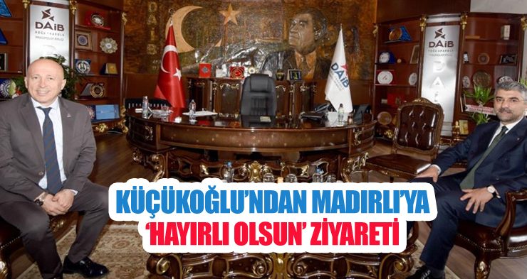 AK Parti Erzurum İl Başkanı Av. Küçükoğlu’ndan DAİB Başkanı Madırlı’ya ‘Hayırlı olsun’ ziyareti