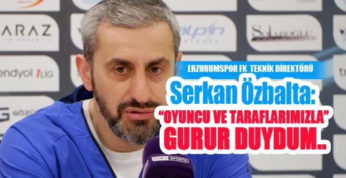 Erzurumspor FK – Iğdır FK maçının ardından…