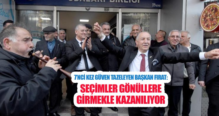 ESOB’ta 7’nci kez güven tazeleyen Başkan Fırat: “Seçimler gönüllere girmekle kazanılıyor”
