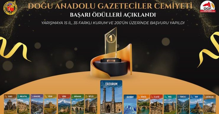 DAGC gazetecilik başarı ödülleri açıklandı…