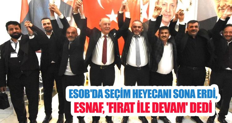 ESOB’da seçim heyecanı sona erdi, Esnaf, ‘Fırat ile devam’ dedi