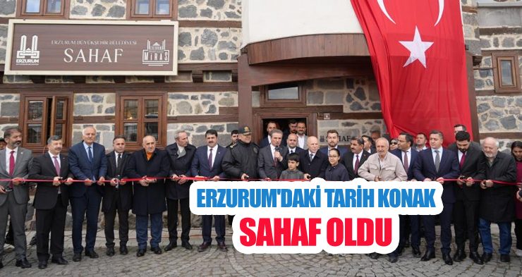 Erzurum’daki tarih konak sahaf oldu