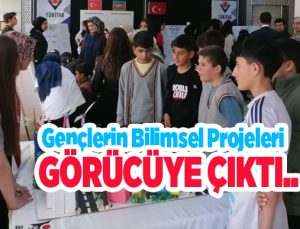 Gençlerin bilimsel projeleri görücüye çıktı…