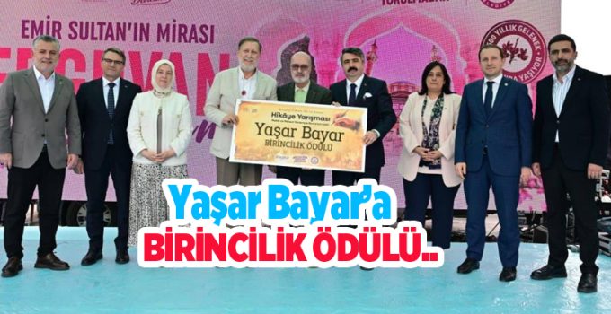 Yaşar Bayar’a birincilik ödülü…
