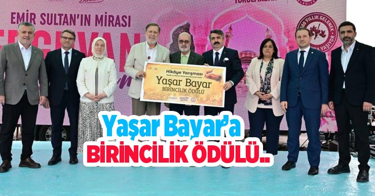 Yaşar Bayar’a birincilik ödülü…