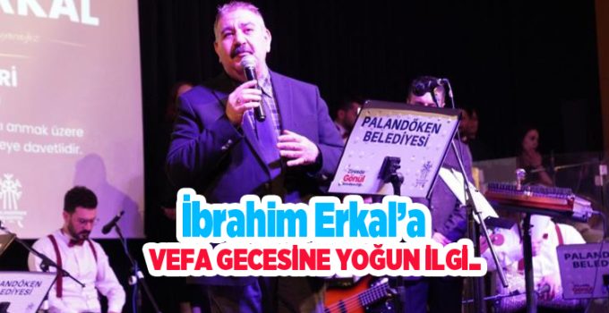 İbrahim Erkal’a vefa gecesine yoğun ilgi…