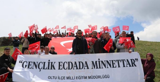 Gençler şühedanın izinde yürüdü..