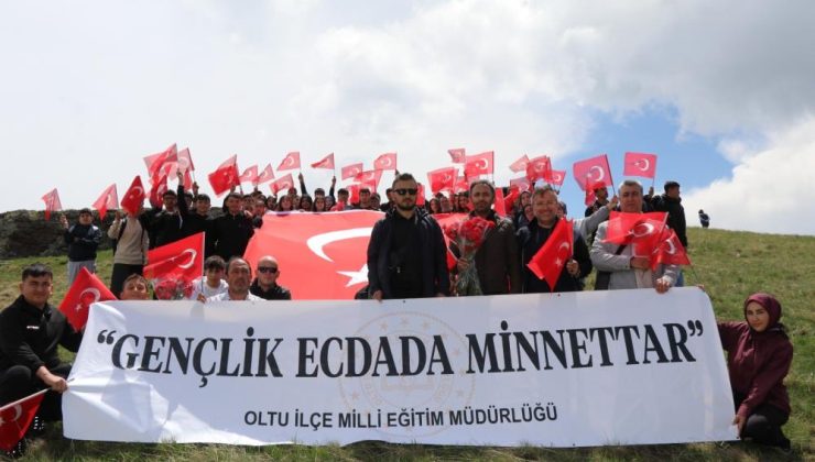 Gençler şühedanın izinde yürüdü..