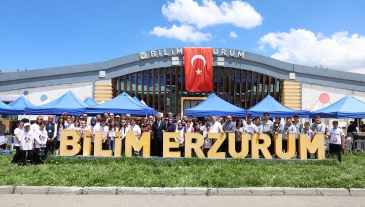 Bilim Fuarları Festivali Erzurum’da büyük bir coşkuyla gerçekleştirildi…