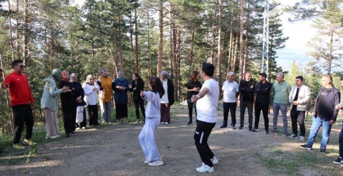 Öğretmenler yıl sonu değerlendirmesini mesire alanında yaptı…