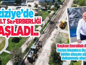 Aziziye’de asfalt seferberliği başladı…