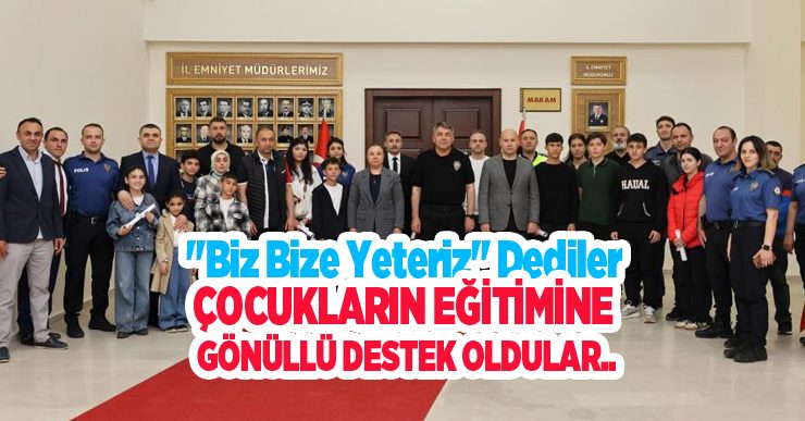 “Biz Bize Yeteriz” dediler, çocukların eğitimine gönüllü destek oldular…