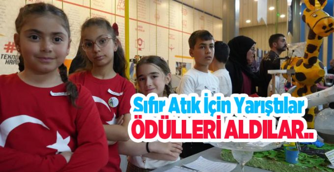 Sıfır atık için yarıştılar, ödülleri aldılar…