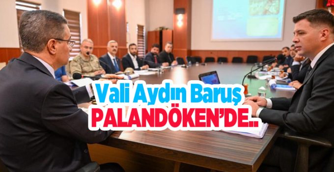Vali Aydın Baruş Palandöken’de..