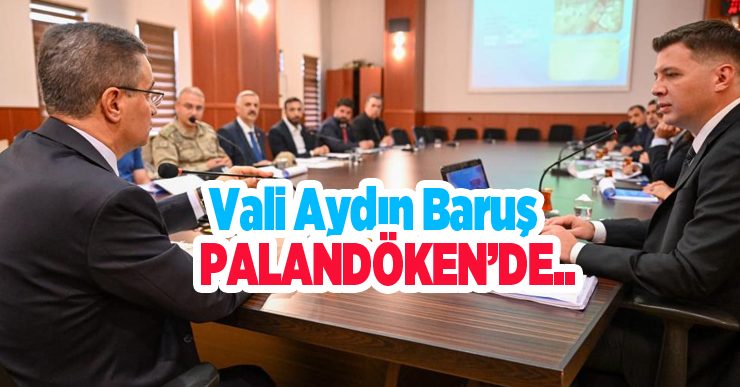 Vali Aydın Baruş Palandöken’de..