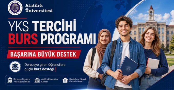 Atatürk Üniversitesinden YKS tercihlerinde başarıya büyük ödül..