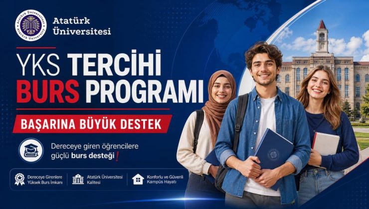 Atatürk Üniversitesinden YKS tercihlerinde başarıya büyük ödül..