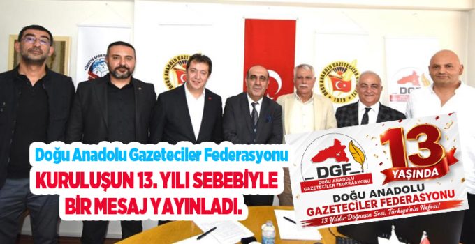 DGF 13 yaşında…