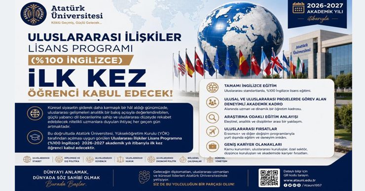 Atatürk Üniversitesinden Uluslararasılaşma Vizyonuna Güçlü Adım…