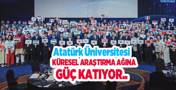 Atatürk Üniversitesi, küresel araştırma ağına güç katıyor…