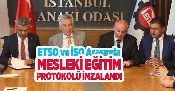 Erzurum sanayisi için önemli adım: ETSO ve İSO arasında mesleki eğitim protokolü imzalandı..