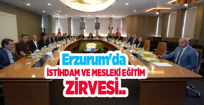 İstihdam ve mesleki eğitim zirvesi…