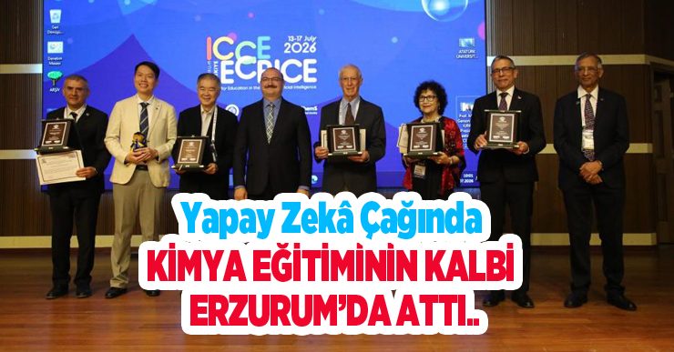Yapay zekâ çağında kimya eğitiminin kalbi Erzurum’da attı..