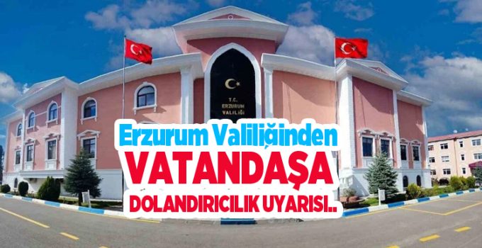 Vatandaşa dolandırıcılık uyarısı..