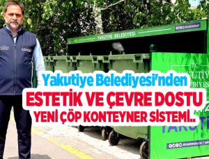 Yakutiye Belediyesi’nden estetik ve çevre dostu yeni çöp konteyner sistemi…