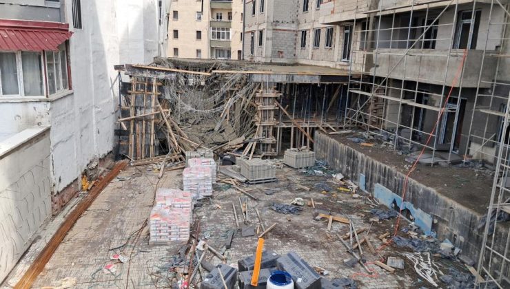 Erzurum’da inşaattaki kalıp esnetmesine ilişkin Palandöken A.Ş.’den açıklama..