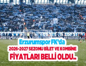 Erzurumspor FK’da 2026-2027 sezonu bilet ve kombine fiyatları belli oldu…