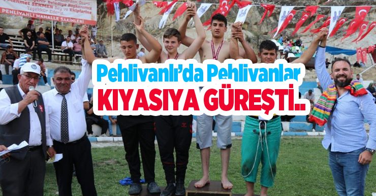 Pehlivanlı’da pehlivanlar kıyasıya güreşti..
