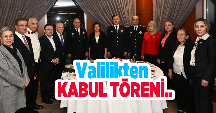 Valilikten kabul töreni..