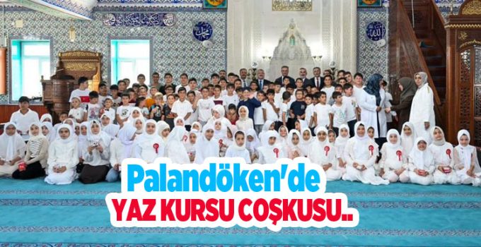 Palandöken’de yaz kursu coşkusu..