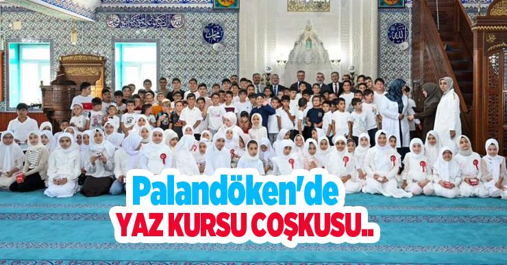 Palandöken’de yaz kursu coşkusu..
