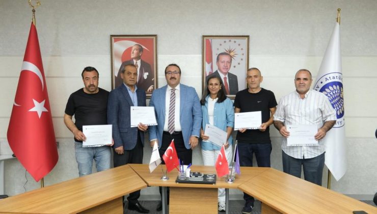 Atatürk Üniversitesi Hastanesinde emeklilik gururu..